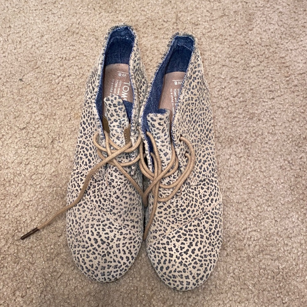 Wedged booties